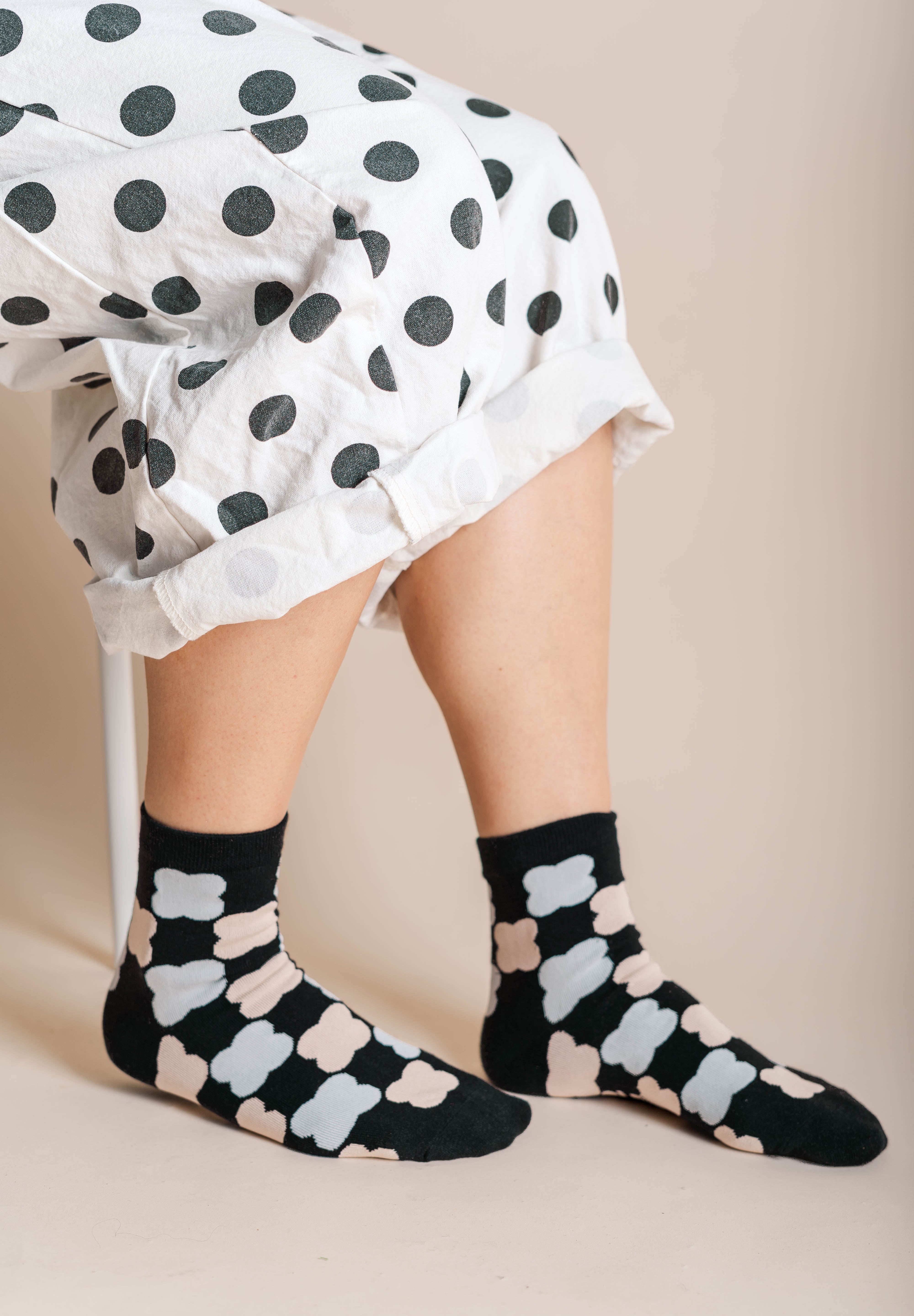 GOTH GINGHAM SOCKS