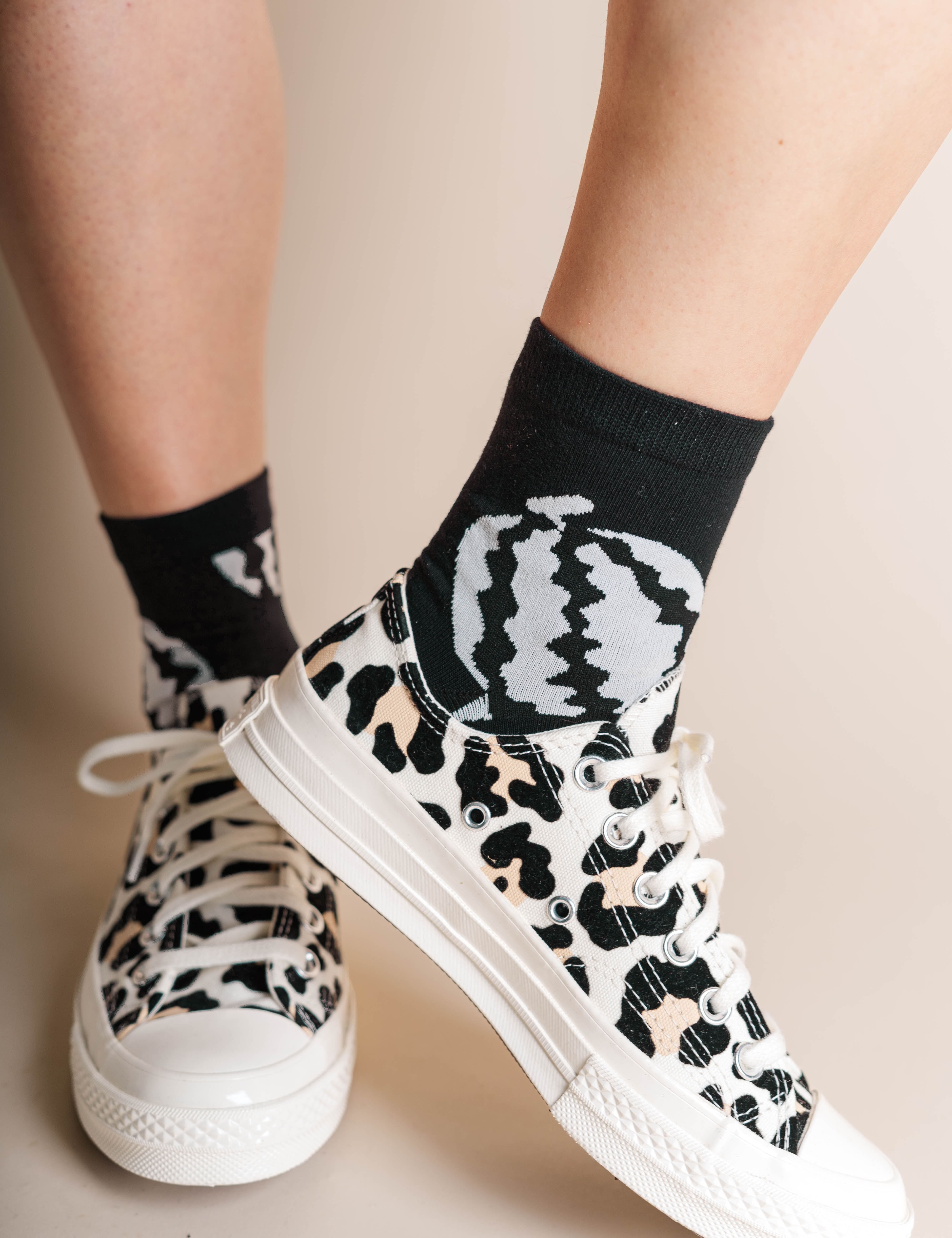 GOTH MELON SOCKS