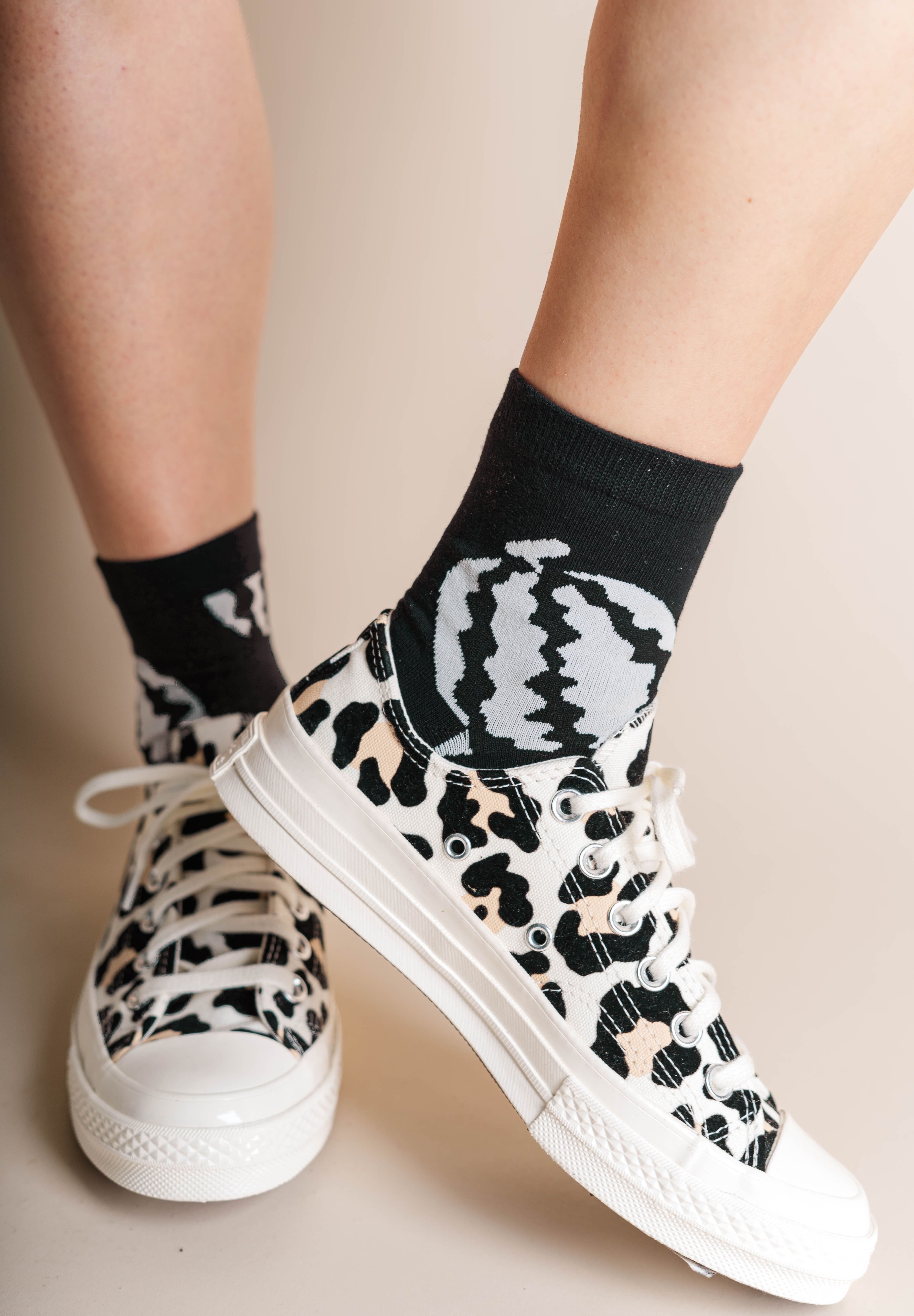 GOTH MELON SOCKS