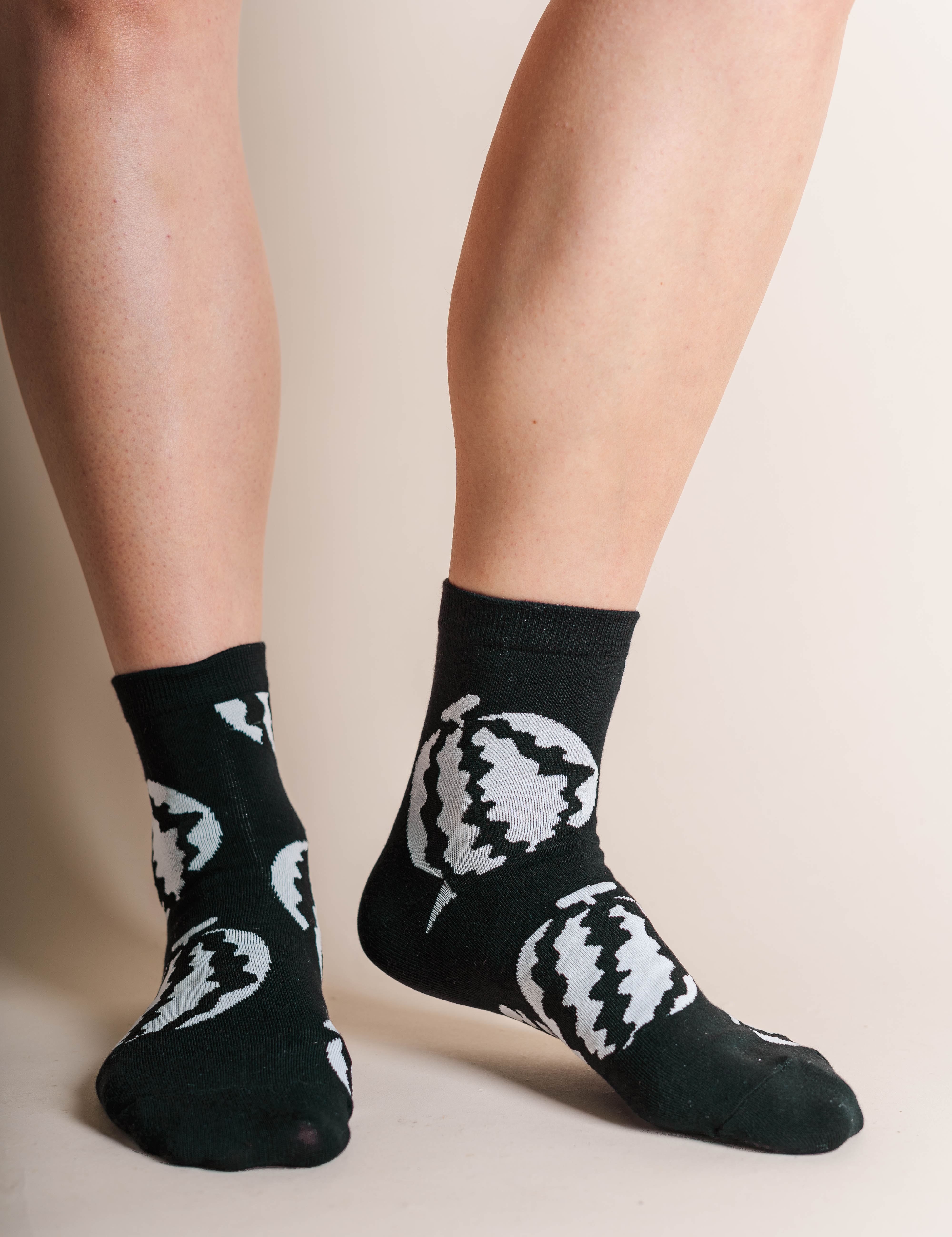 GOTH MELON SOCKS