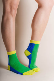 GRASS COLOR BLOCK SOCKS