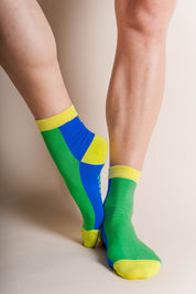 GRASS COLOR BLOCK SOCKS