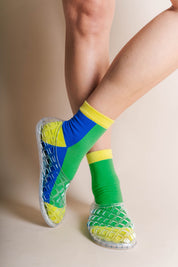 GRASS COLOR BLOCK SOCKS