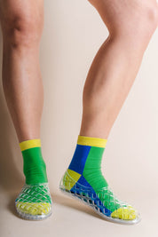 GRASS COLOR BLOCK SOCKS