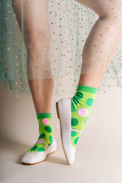 GRASS DOT SOCKS