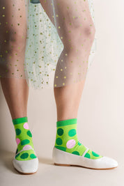 GRASS DOT SOCKS