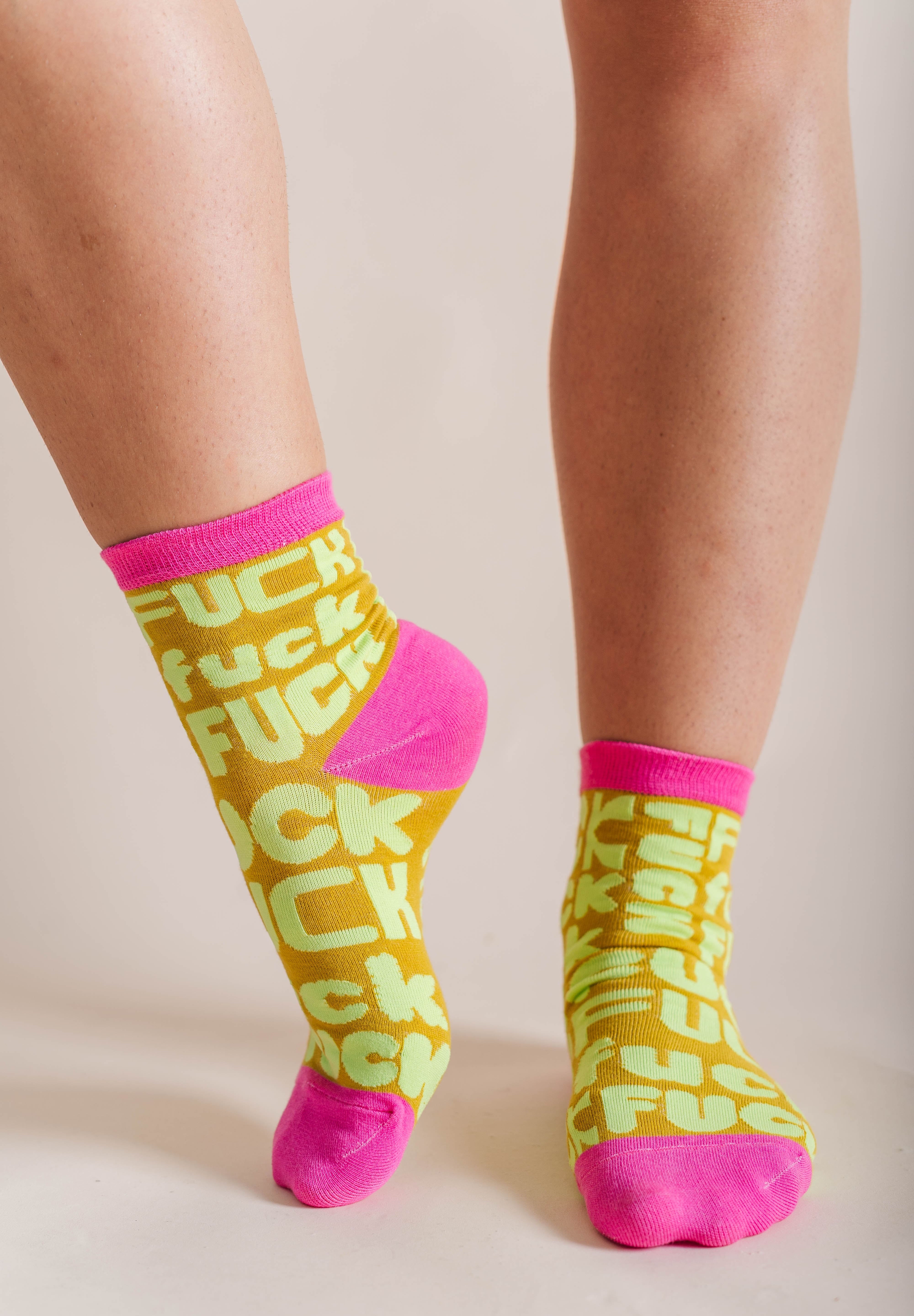 GREEN F*CK 2.0 SOCKS
