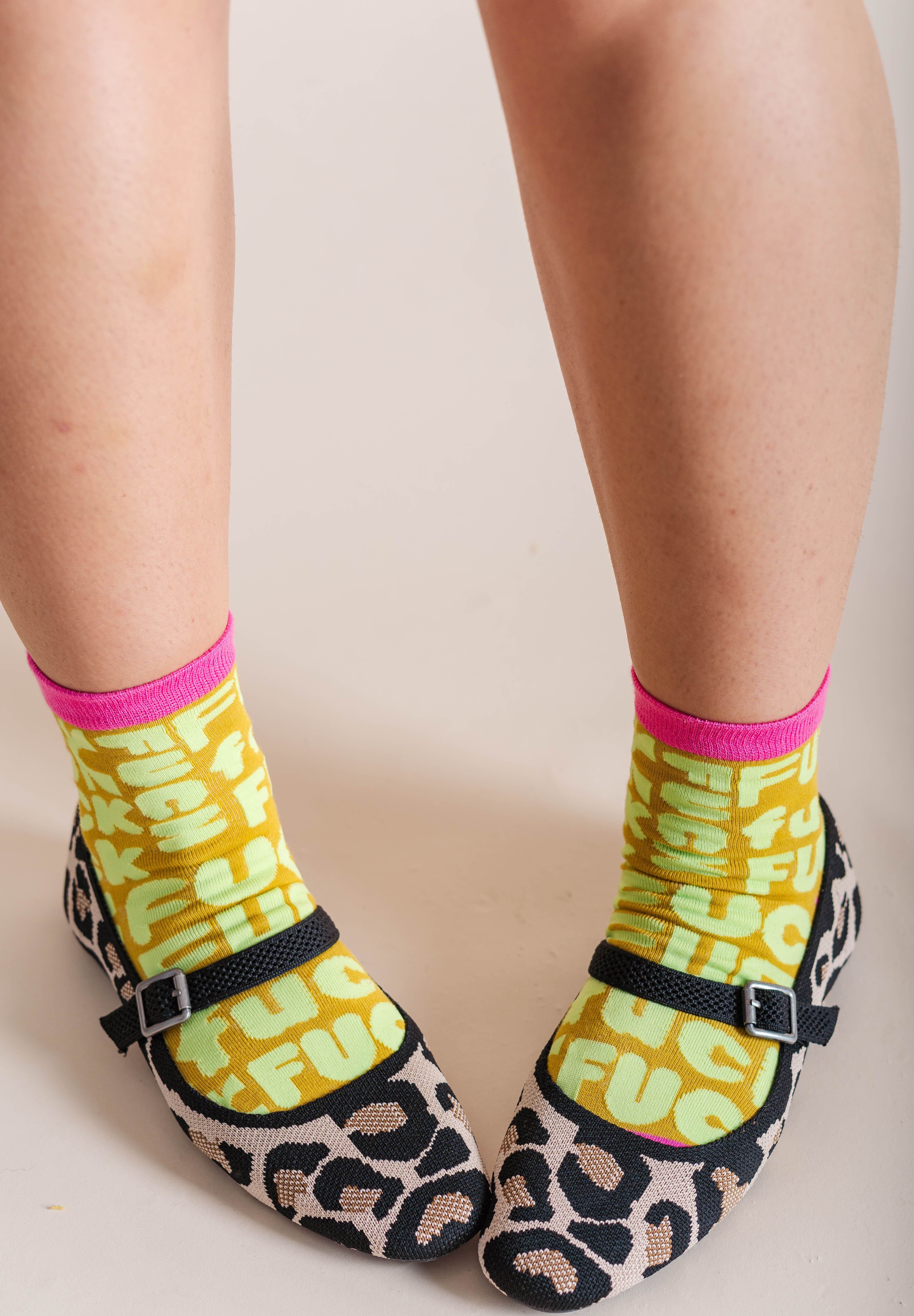GREEN F*CK 2.0 SOCKS