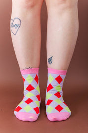 HAPPY ARGYLE SOCKS