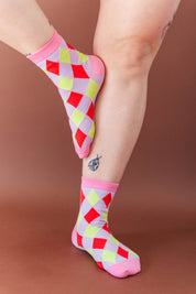 HAPPY ARGYLE SOCKS