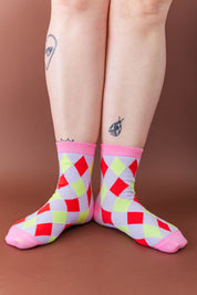 HAPPY ARGYLE SOCKS