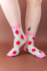HAPPY ARGYLE SOCKS