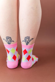 HAPPY ARGYLE SOCKS