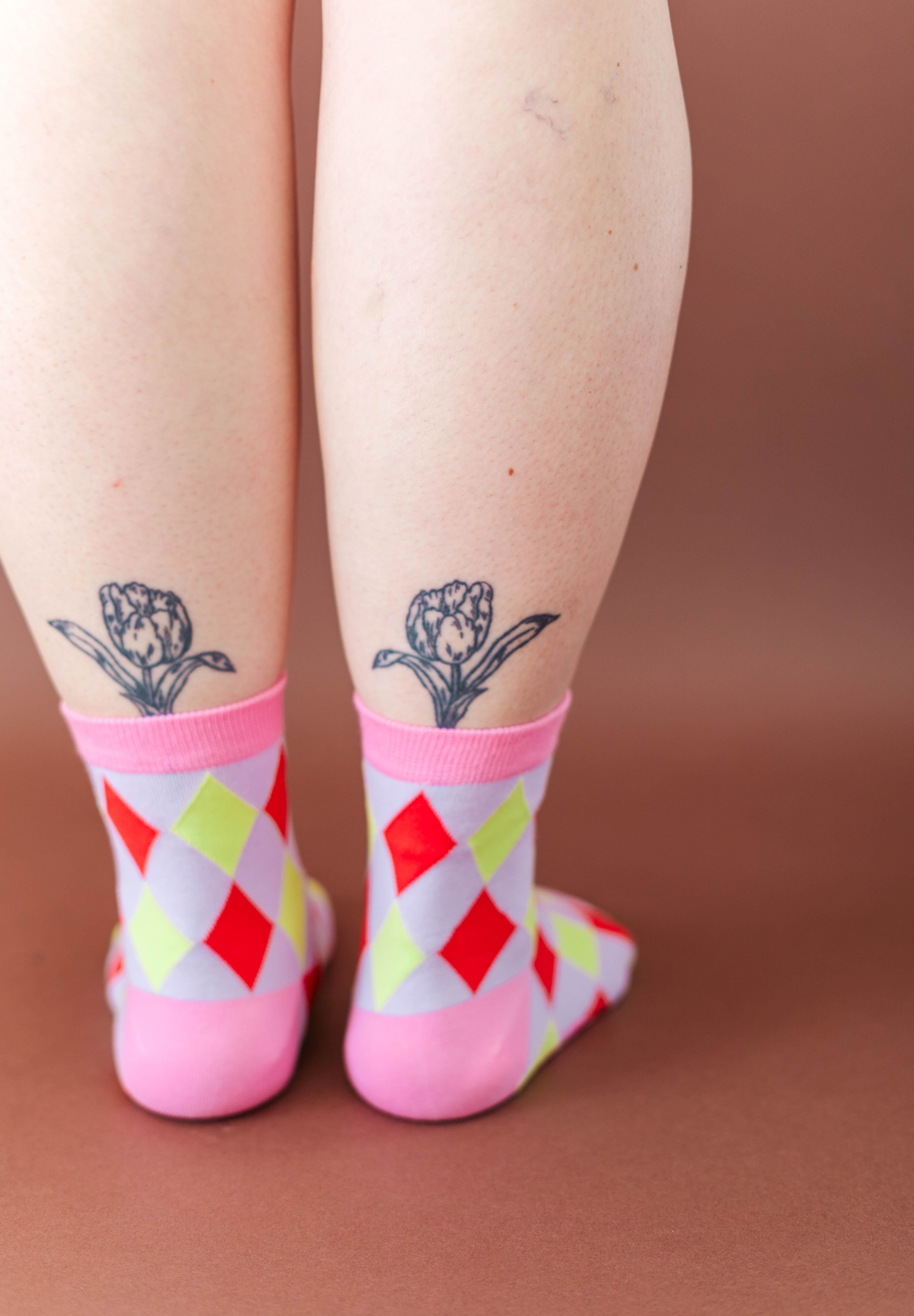 HAPPY ARGYLE SOCKS