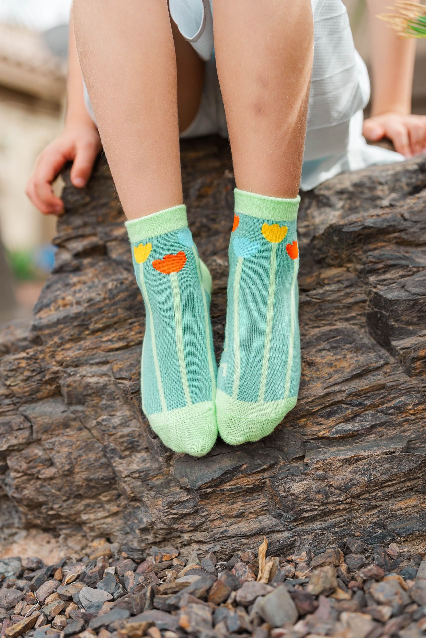 KID'S PRIMARY TULIP SOCKS