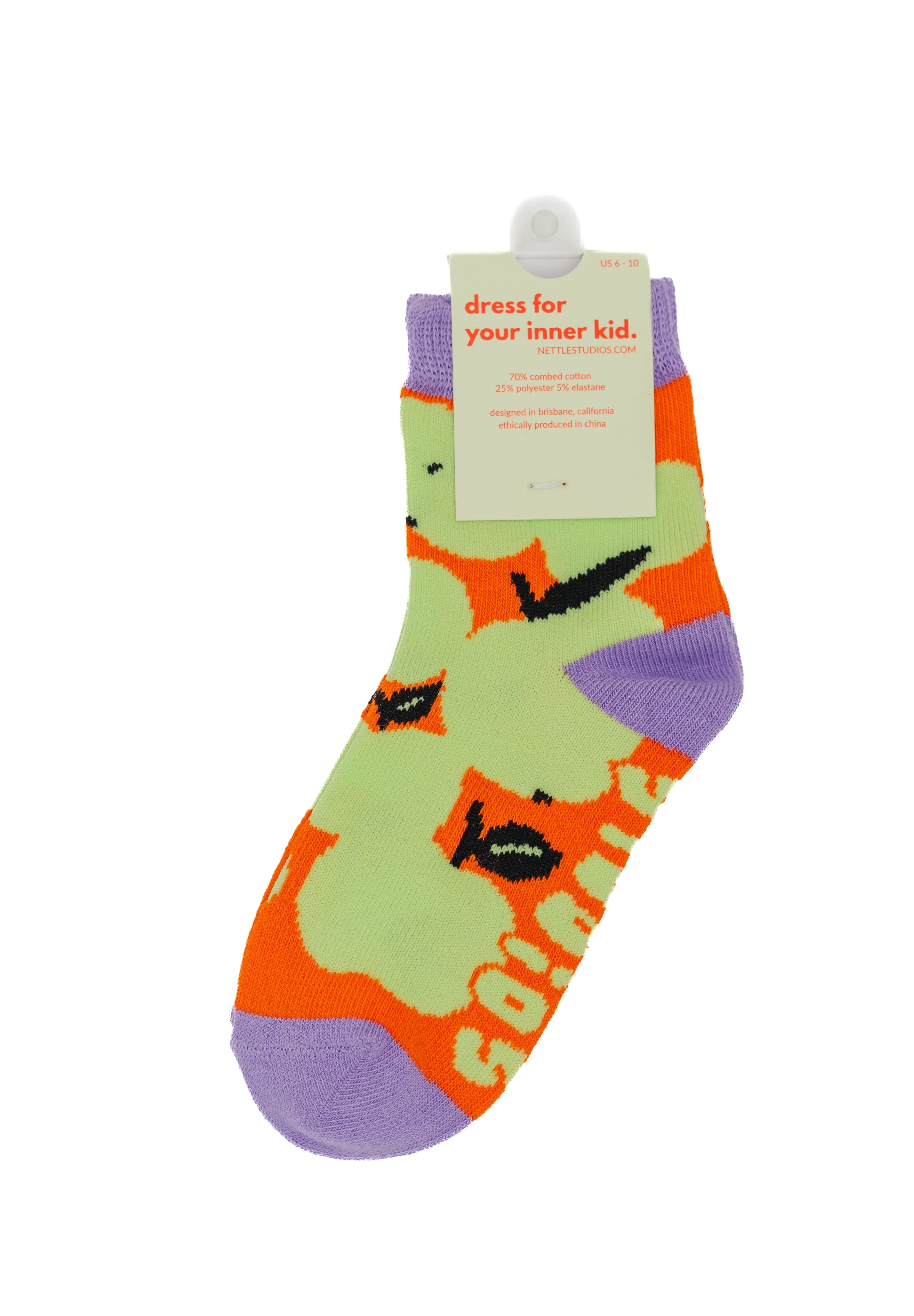 KIDS' WITCHY APPLE JUMBLE SOCKS