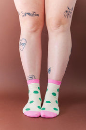 MASHED POTATO DOT SOCKS