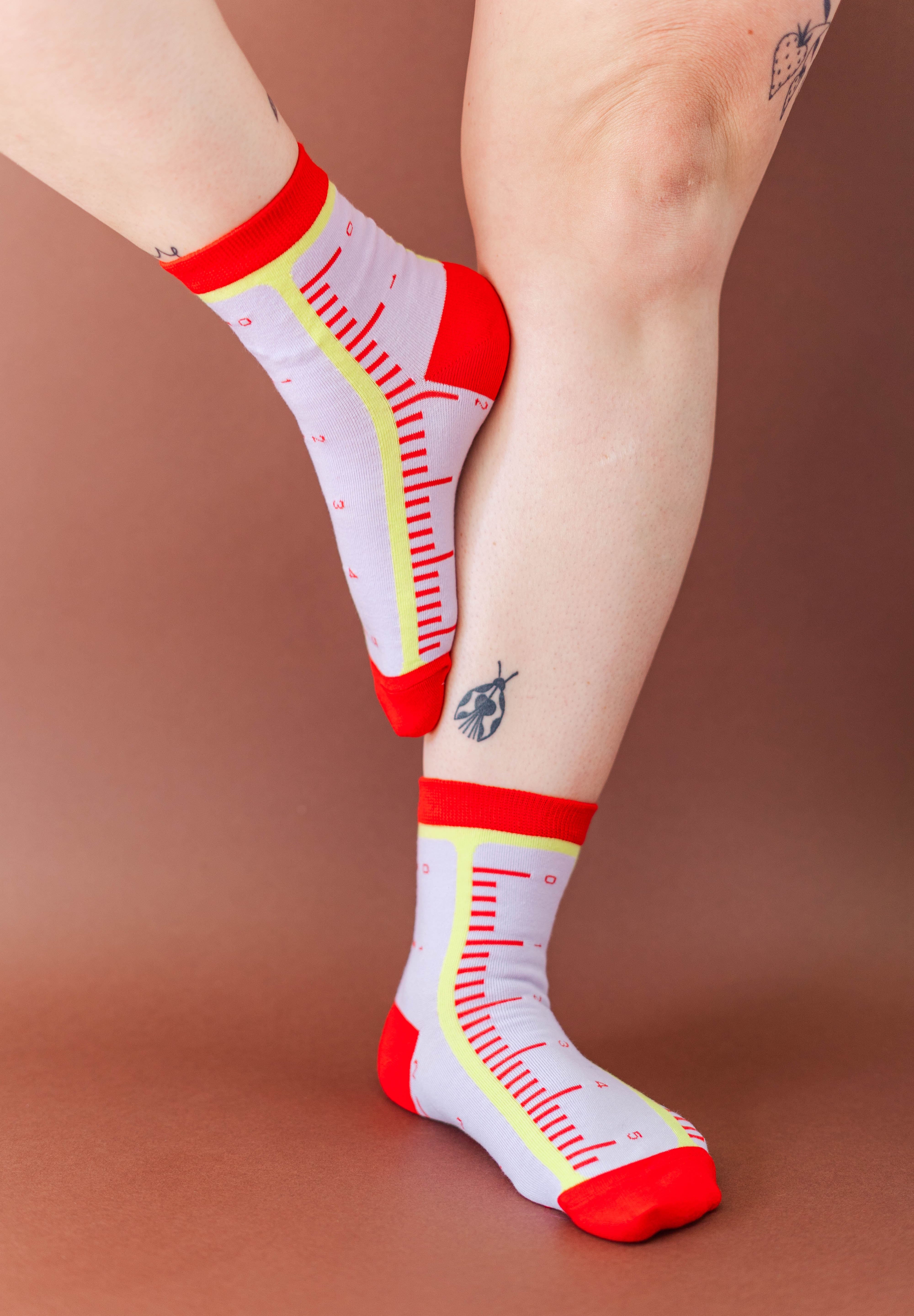 MEASURE TWICE SOCKS