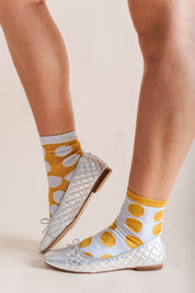 METALLIC DOT SOCKS