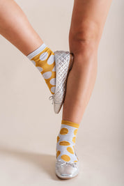 METALLIC DOT SOCKS