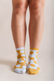 METALLIC DOT SOCKS