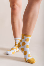 METALLIC DOT SOCKS