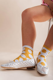 METALLIC DOT SOCKS