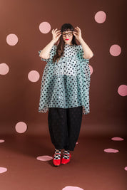 MINT CHOCOLATE CHIP MINI MUSHROOM DRESS