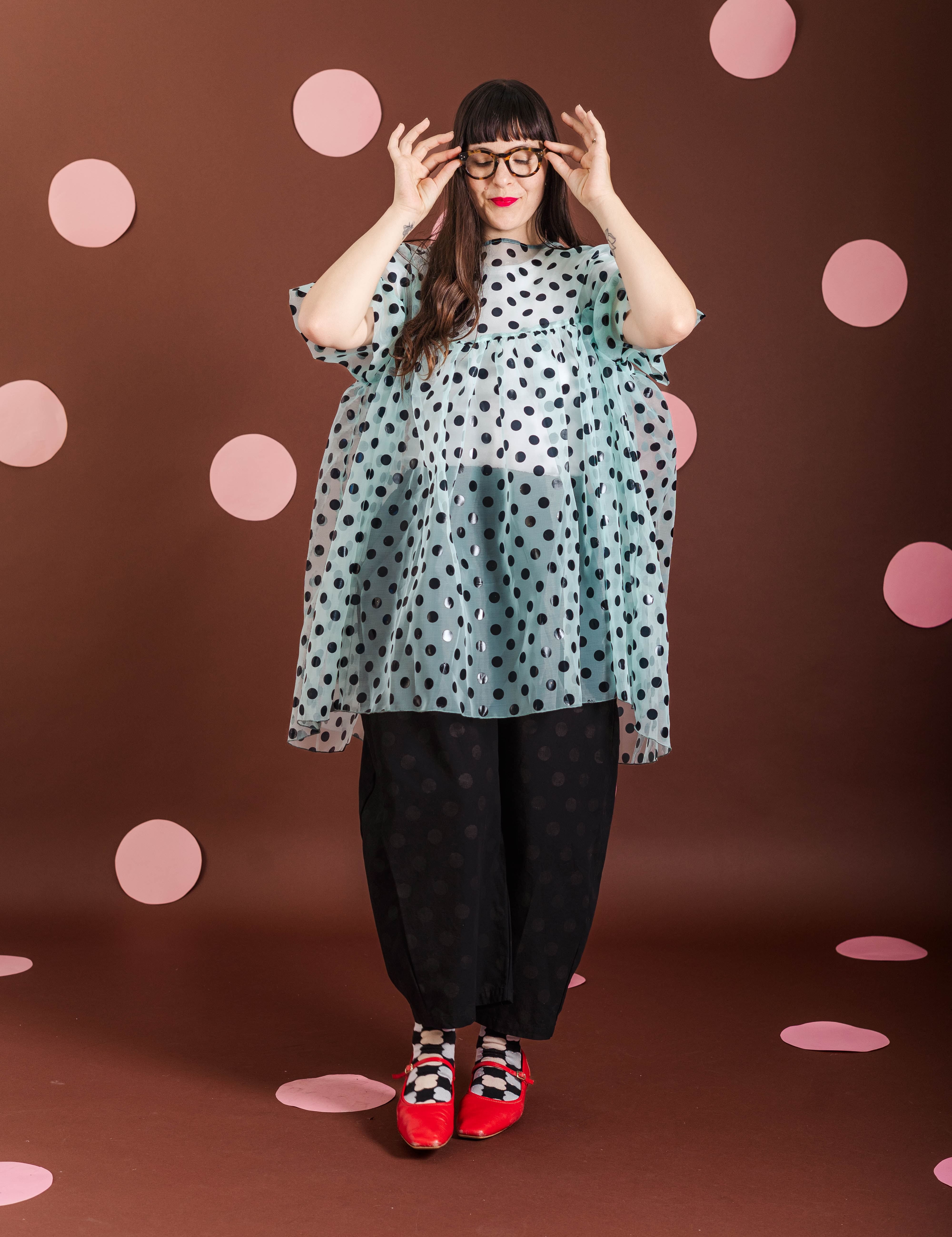 MINT CHOCOLATE CHIP MINI MUSHROOM DRESS
