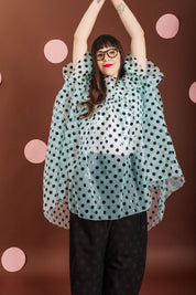 MINT CHOCOLATE CHIP MINI MUSHROOM DRESS
