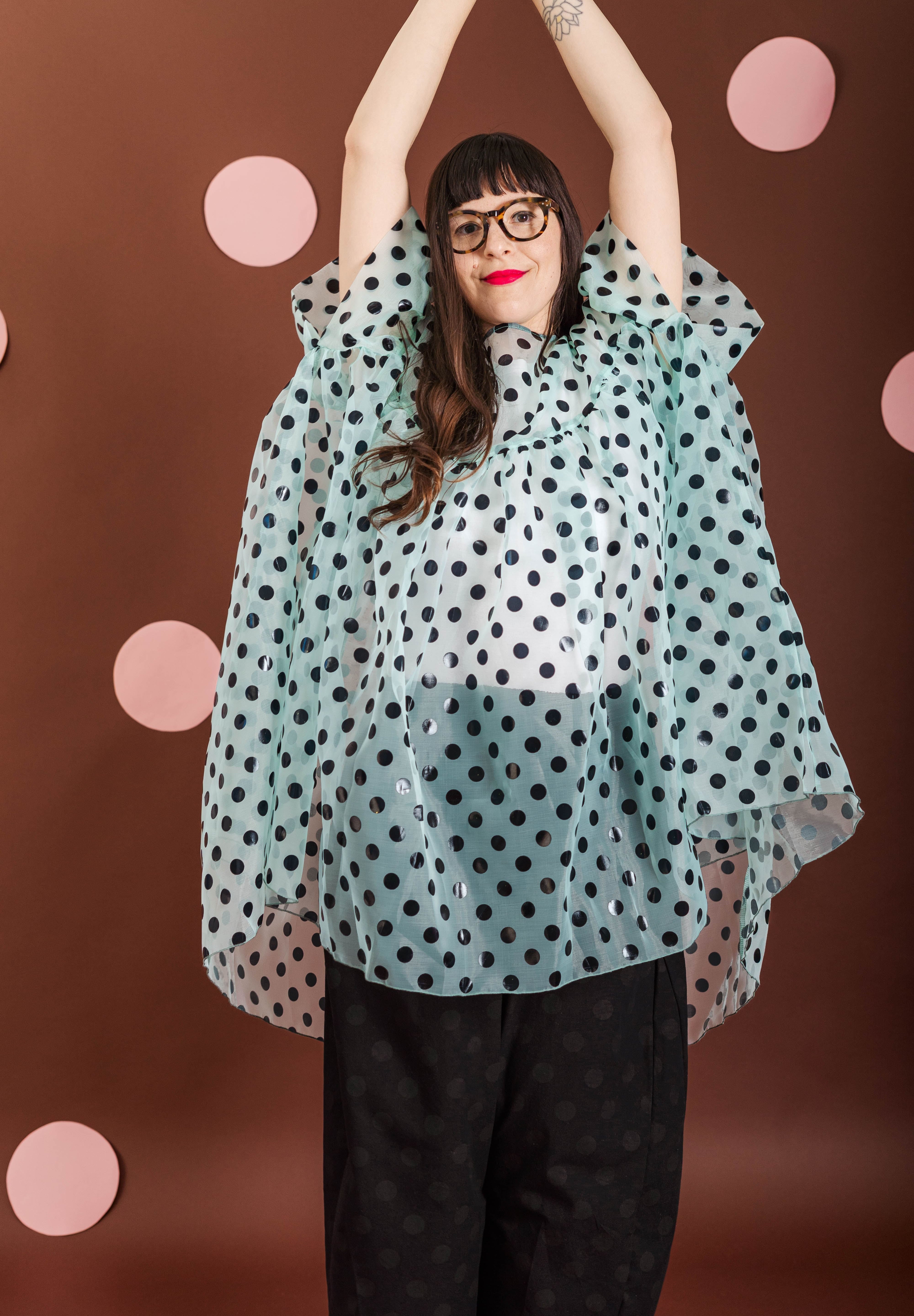 MINT CHOCOLATE CHIP MINI MUSHROOM DRESS