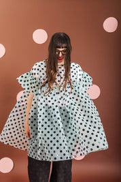 MINT CHOCOLATE CHIP MINI MUSHROOM DRESS