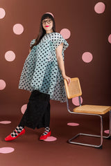 MINT CHOCOLATE CHIP MINI MUSHROOM DRESS