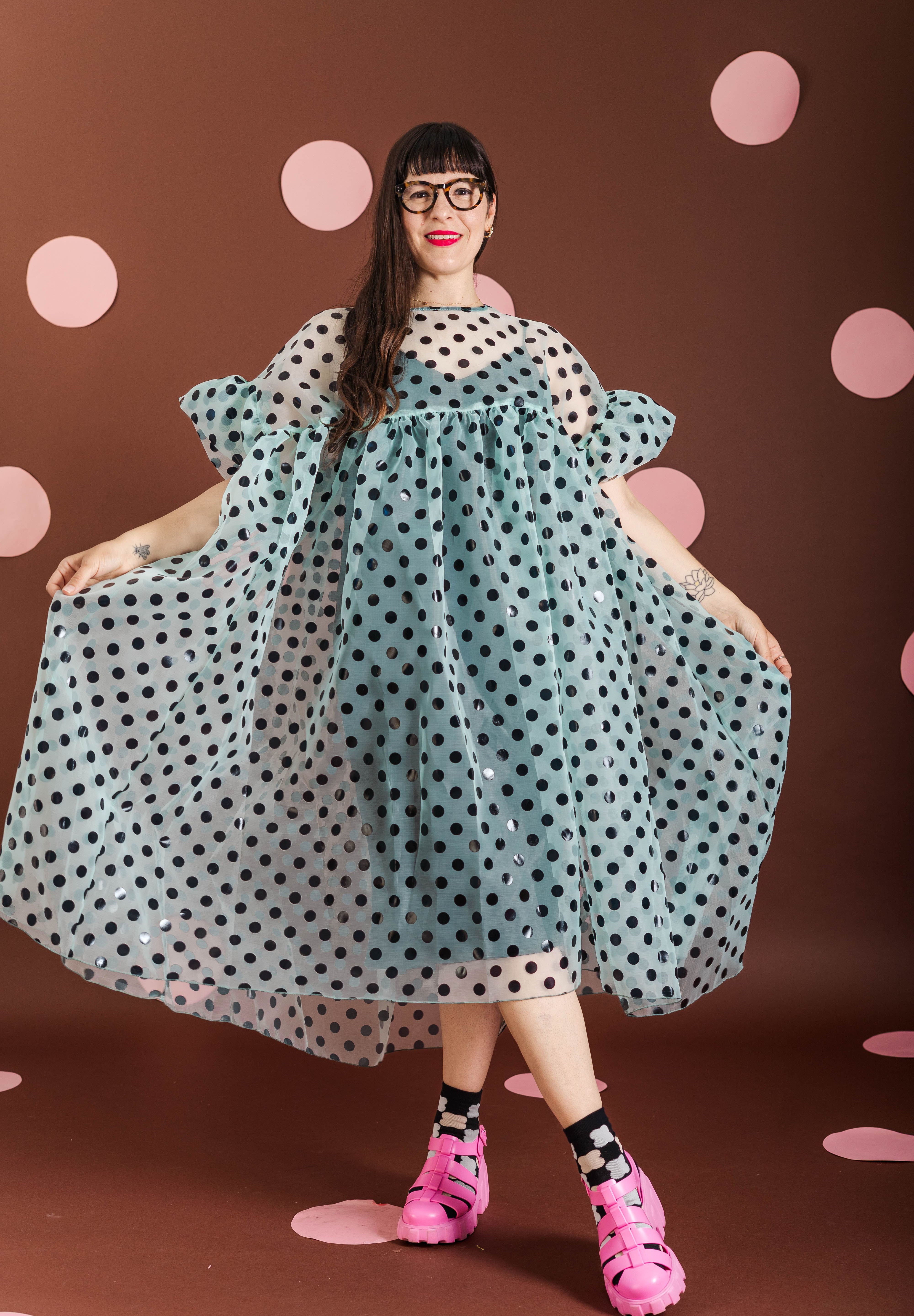 MINT CHOCOLATE CHIP MUSHROOM DRESS
