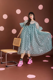 MINT CHOCOLATE CHIP MUSHROOM DRESS