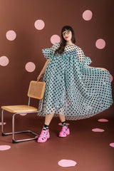 MINT CHOCOLATE CHIP MUSHROOM DRESS
