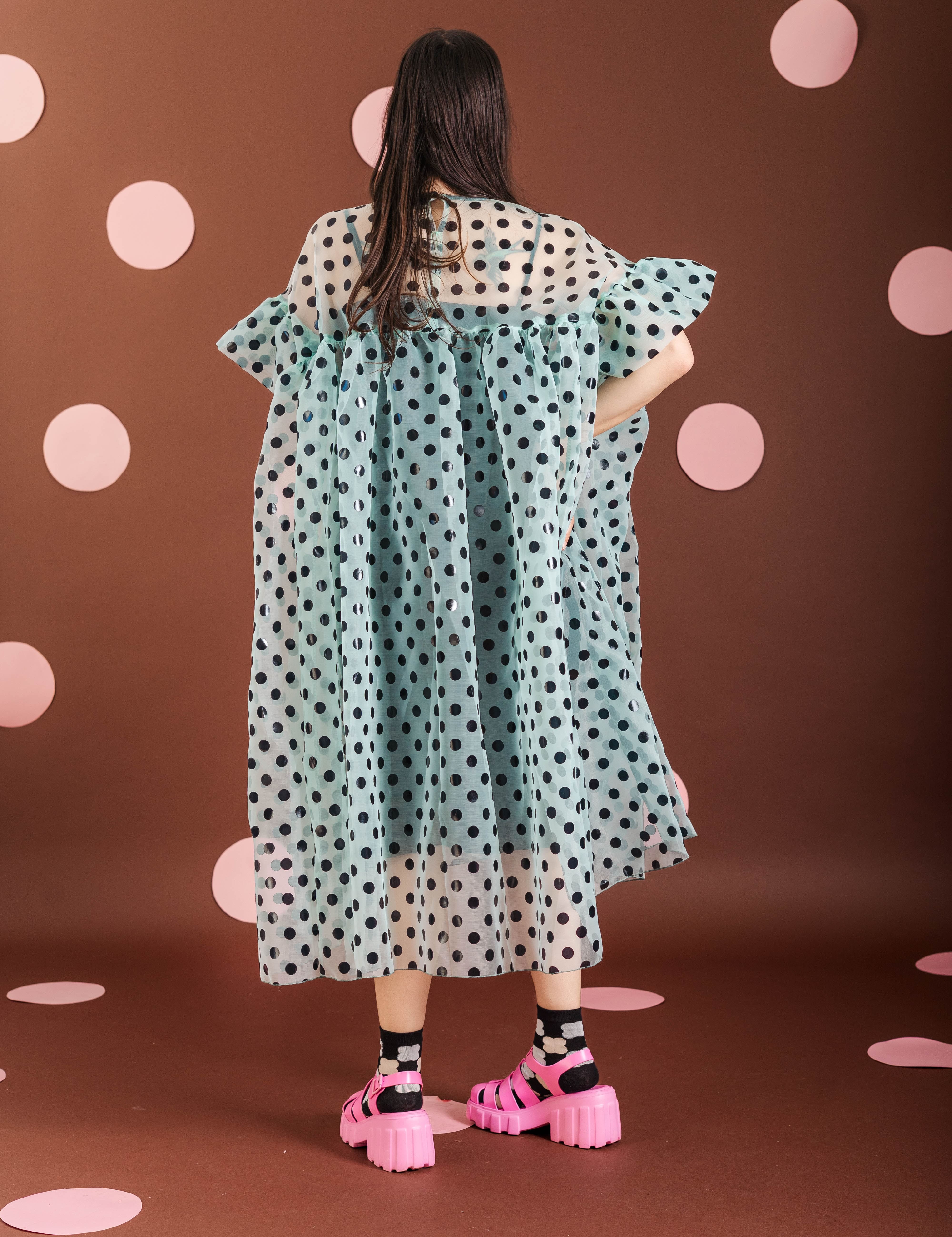 MINT CHOCOLATE CHIP MUSHROOM DRESS