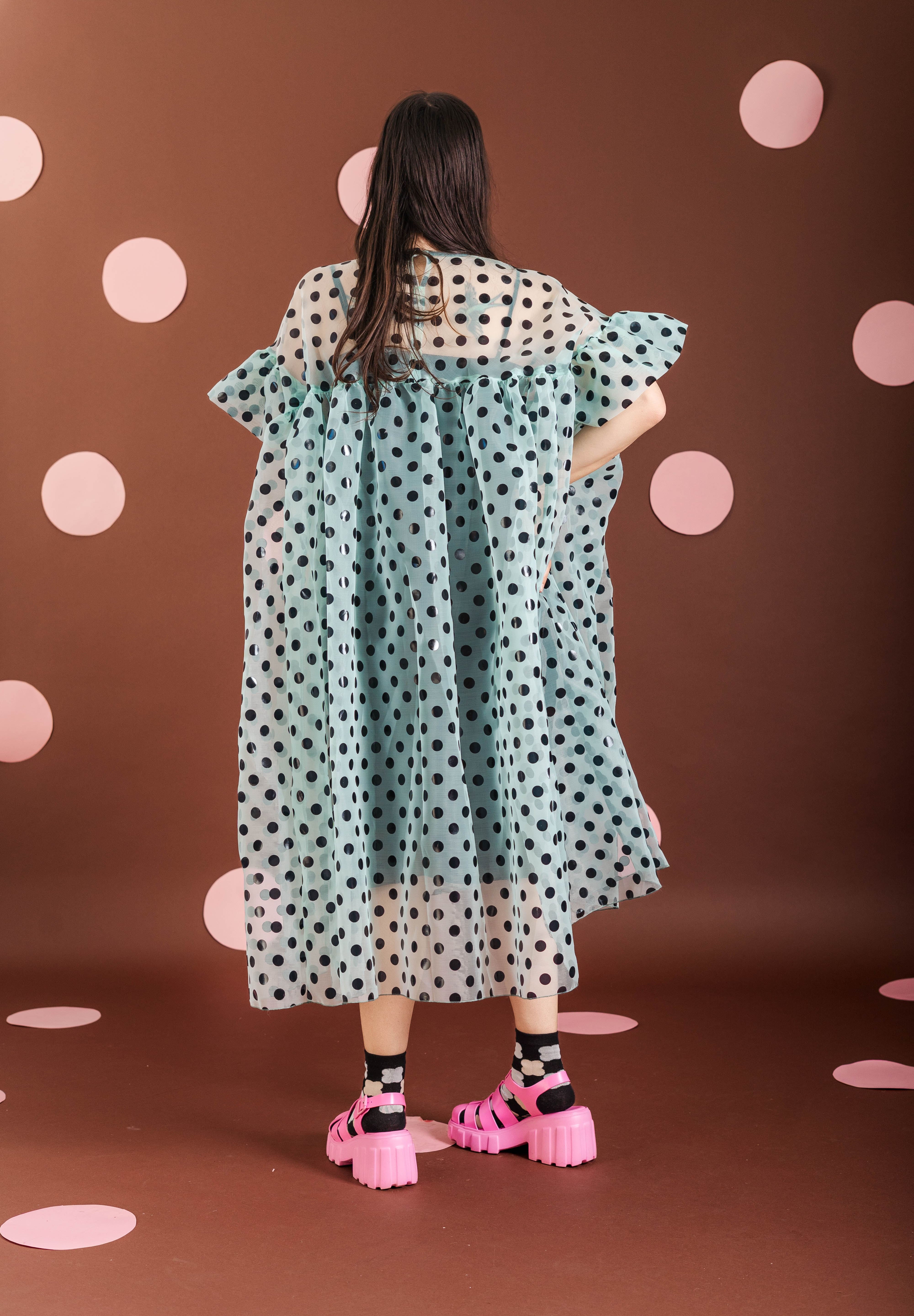 MINT CHOCOLATE CHIP MUSHROOM DRESS