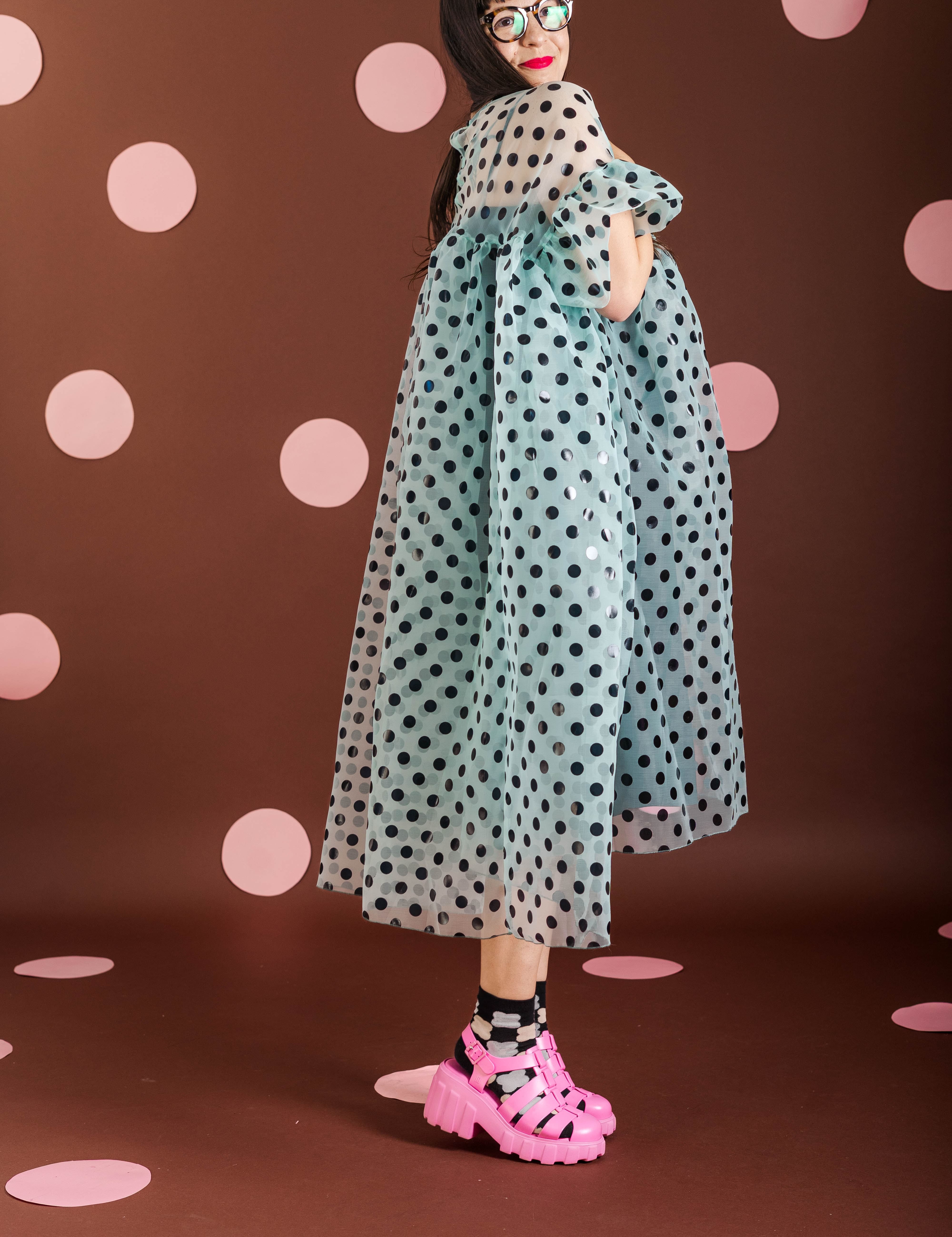 MINT CHOCOLATE CHIP MUSHROOM DRESS