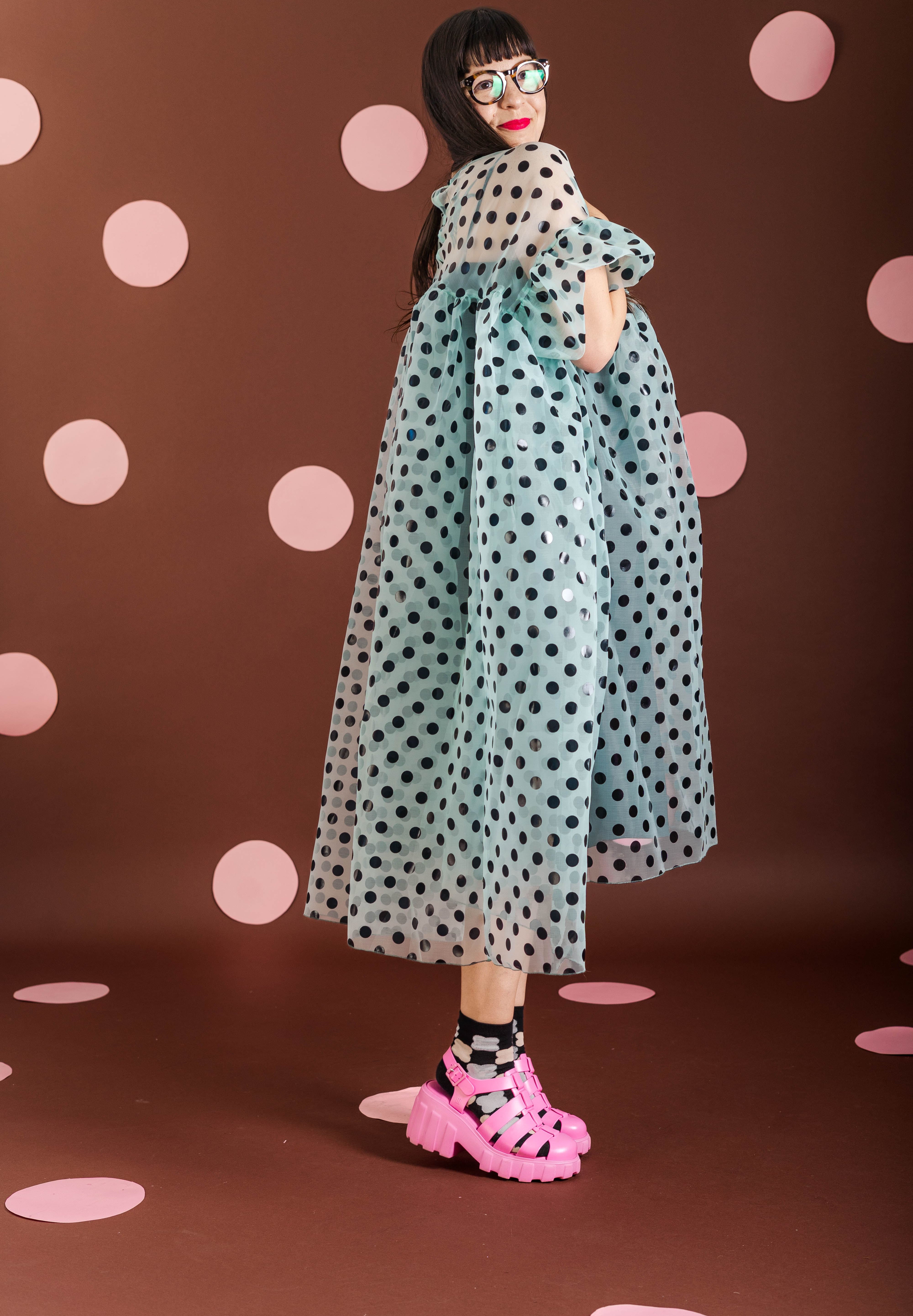 MINT CHOCOLATE CHIP MUSHROOM DRESS