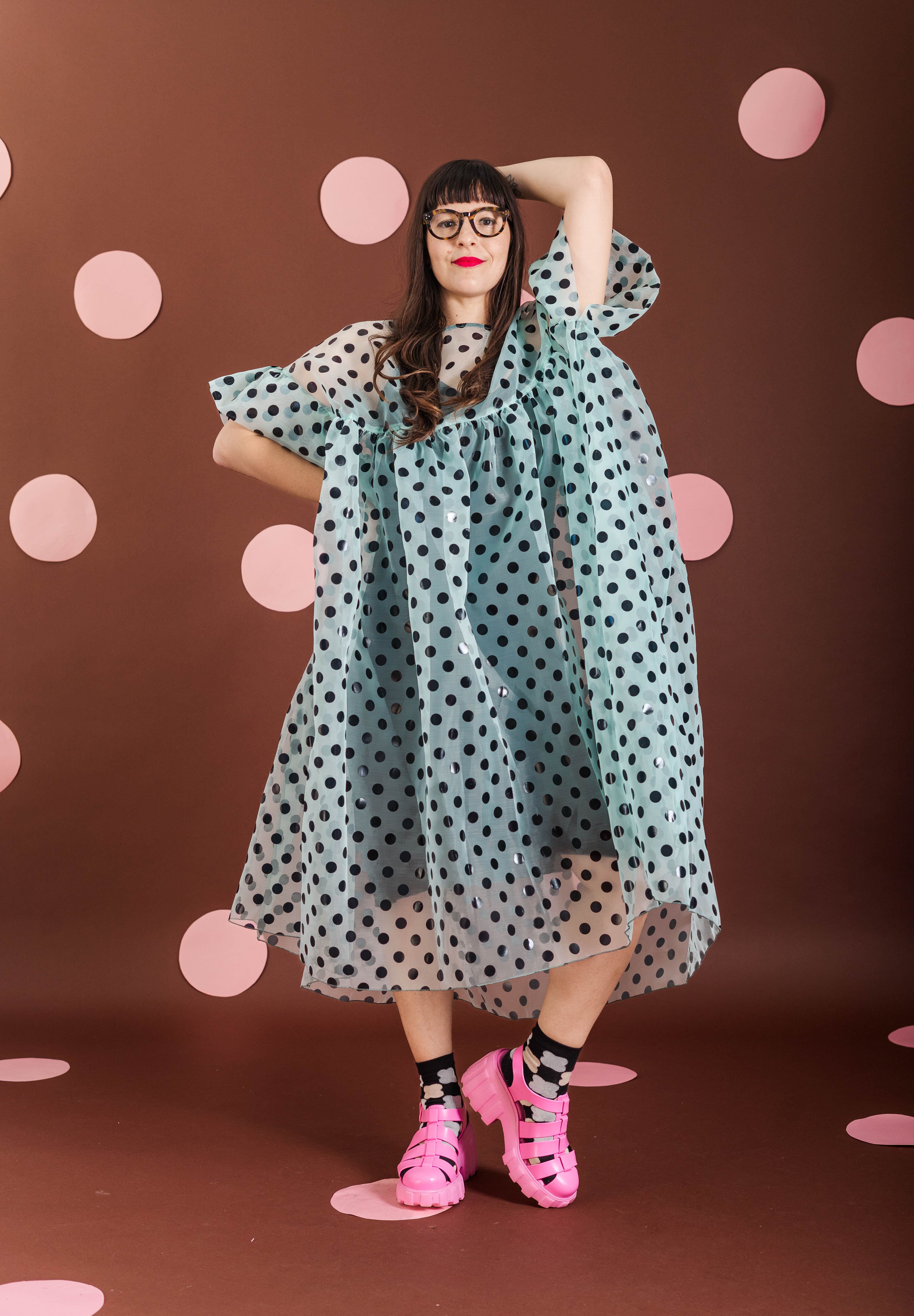 MINT CHOCOLATE CHIP MUSHROOM DRESS
