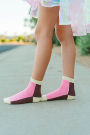 KIDS NEAPOLITAN COLOR BLOCK SOCKS
