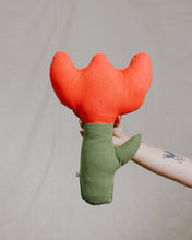 Flower Pillow - Poppy & Olive (RTS)