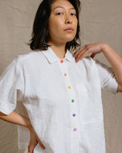 Boxy Collared Top in PRIDE (RTS)