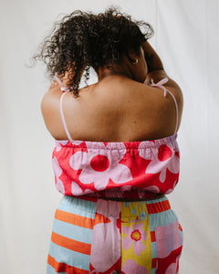 Tube Top in Tutti Frutti Linen (RTS)