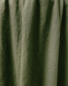 Tube Top in Olive Linen