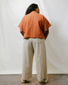 Easy Pant in Oat Milk Linen