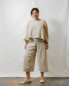 Easy Pant in Oat Milk Linen