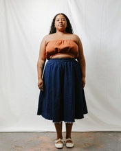 Midi Skirt in Denim