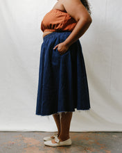 Midi Skirt in Denim